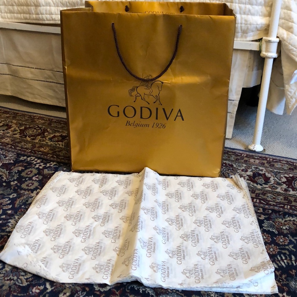 Godiva Bag & Tissue Paper